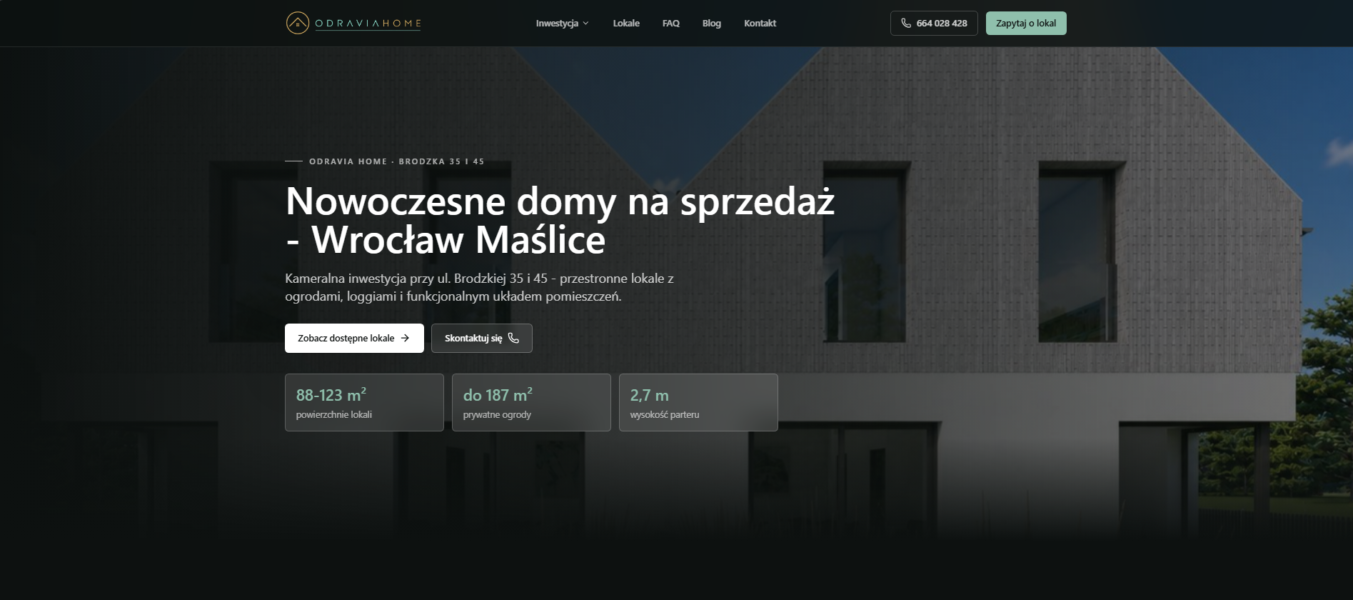 Podgląd projektu odraviahome.pl